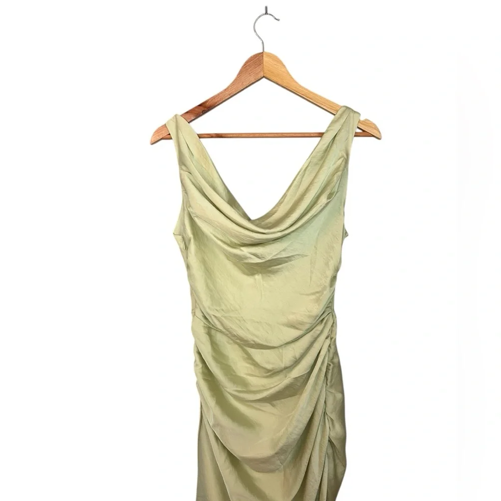 NWT Abercrombie & Fitch cowl neck draped maxi Dress S - Picture 5 of 10